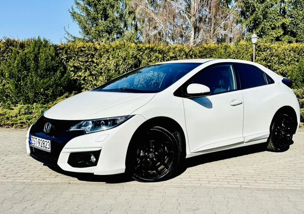 Honda Civic cena 59900 przebieg: 108456, rok produkcji 2015 z Kostrzyn małe 781